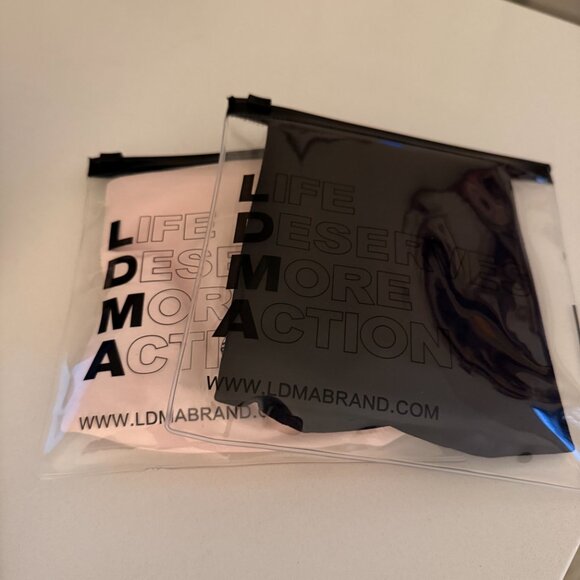 LDMA High Sculpt Thongs (2) Black and Studio Pink - NEW - L - Picture 3 of 4